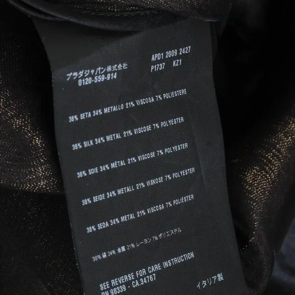 Prada 2009 Black Large Satin Bow Skirt - Picture 10 of 12